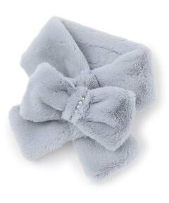 mezzo piano junior / メゾピアノジュニア マフラー・ショール・スヌード・ストール | フェイクファーリボンマフラー