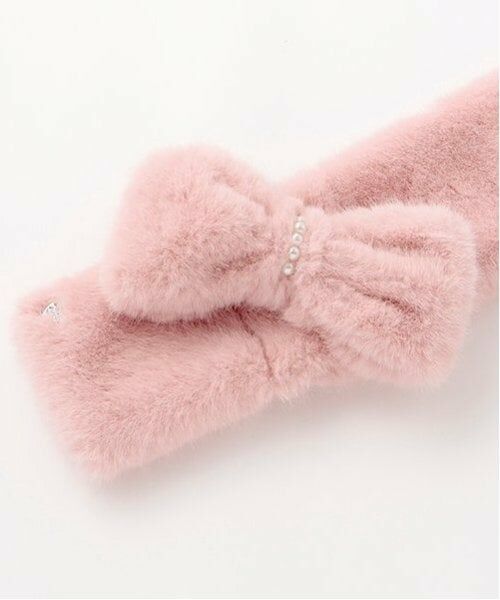 mezzo piano junior / メゾピアノジュニア マフラー・ショール・スヌード・ストール | フェイクファーリボンマフラー | 詳細2