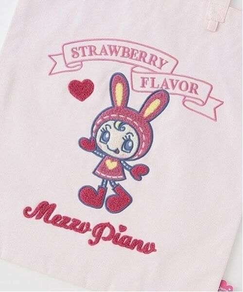mezzo piano junior / メゾピアノジュニア トートバッグ | ベリエちゃん サガラ刺しゅうトートバッグ | 詳細3
