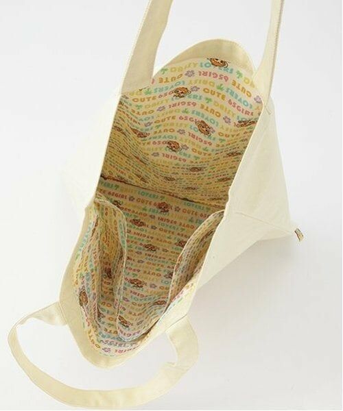 mezzo piano junior / メゾピアノジュニア トートバッグ | ルッキー サガラ刺しゅうトートバッグ | 詳細6