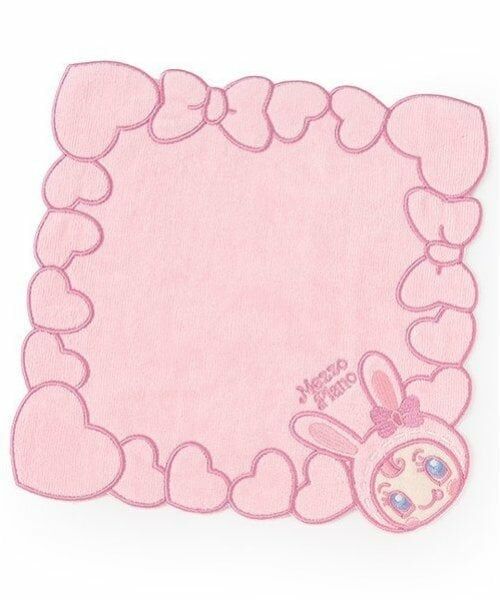 mezzo piano junior / メゾピアノジュニア ハンカチ | ベリエちゃん 刺しゅうハンカチ（ピンク）