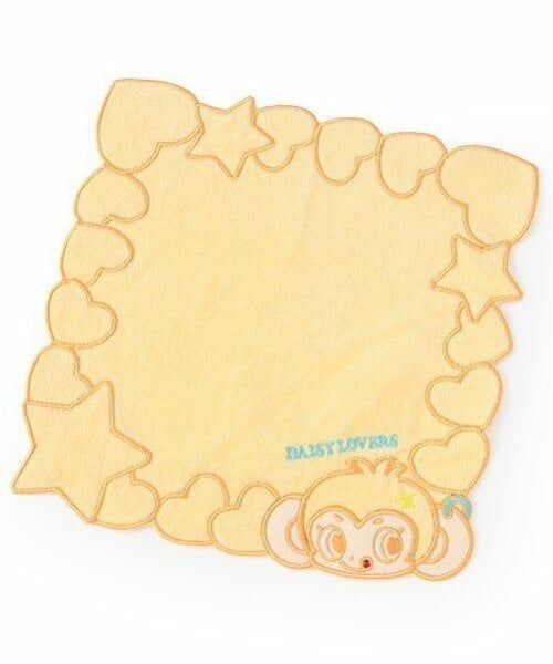 mezzo piano junior / メゾピアノジュニア ハンカチ | ルッキー 刺しゅうハンカチ（オレンジ）