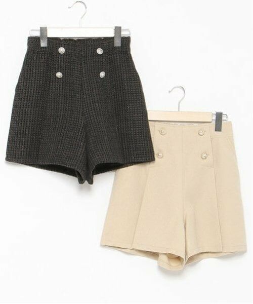 mezzo piano junior / メゾピアノジュニア ショート・ハーフ・半端丈パンツ | パールボタンショートパンツ | 詳細13