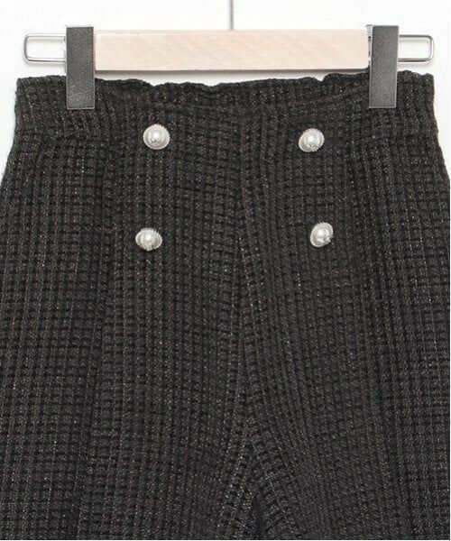 mezzo piano junior / メゾピアノジュニア ショート・ハーフ・半端丈パンツ | パールボタンショートパンツ | 詳細2