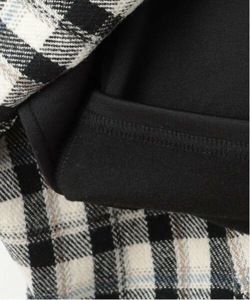 mezzo piano junior / メゾピアノジュニア ショート・ハーフ・半端丈パンツ | ウエストベルトシャギーチェックスカパン（暖かインナーパンツ） | 詳細9