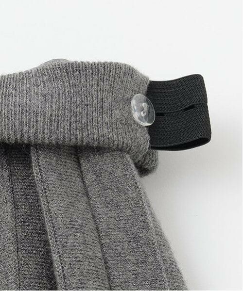 mezzo piano junior / メゾピアノジュニア ミニ・ひざ丈スカート | 裾ラインニットプリーツスカート | 詳細3