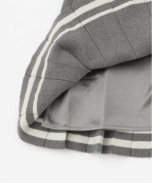 mezzo piano junior / メゾピアノジュニア ミニ・ひざ丈スカート | 裾ラインニットプリーツスカート | 詳細5