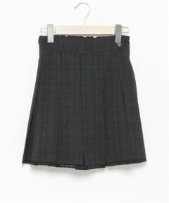 mezzo piano junior / メゾピアノジュニア ミニ・ひざ丈スカート | レーストリムプリーツスカート