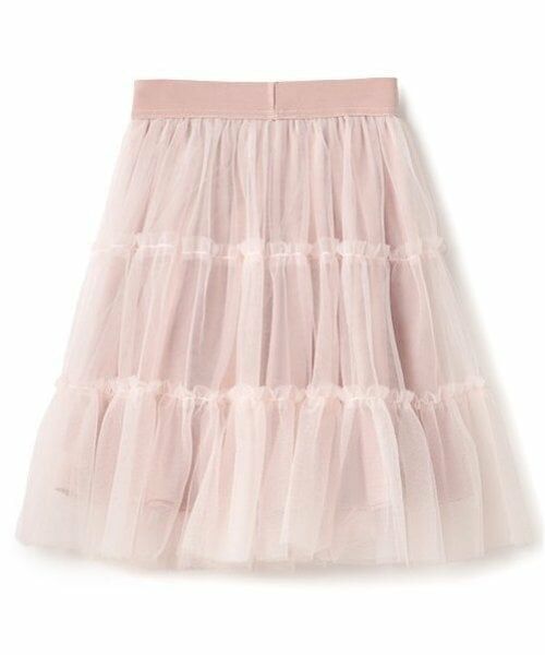 mezzo piano junior / メゾピアノジュニア ミニ・ひざ丈スカート | ふんわりフリルチュールスカート | 詳細4