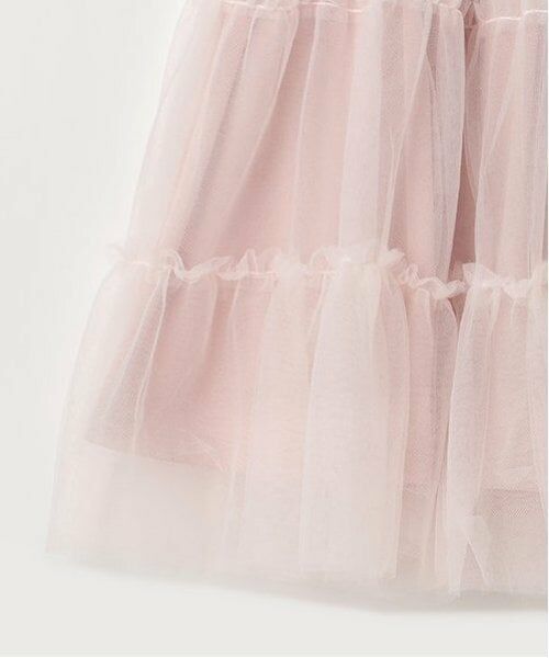 mezzo piano junior / メゾピアノジュニア ミニ・ひざ丈スカート | ふんわりフリルチュールスカート | 詳細7
