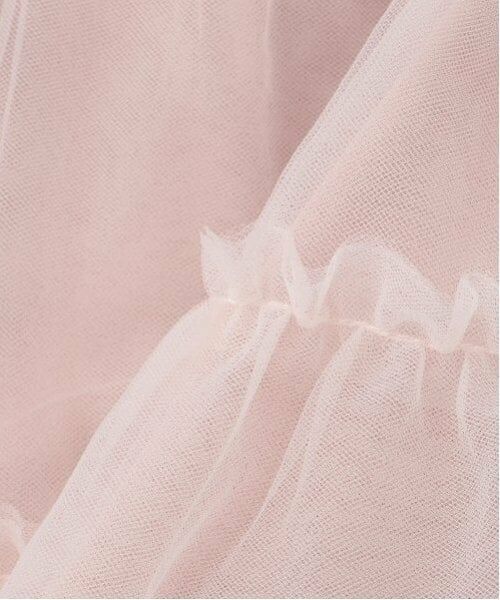 mezzo piano junior / メゾピアノジュニア ミニ・ひざ丈スカート | ふんわりフリルチュールスカート | 詳細9