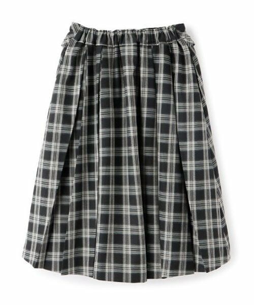 mezzo piano junior / メゾピアノジュニア ミニ・ひざ丈スカート | ウエストフリルミディ丈プリーツスカート | 詳細1