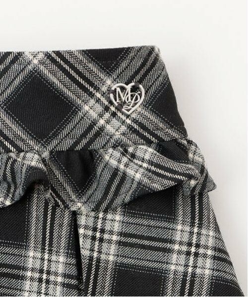 mezzo piano junior / メゾピアノジュニア ミニ・ひざ丈スカート | ウエストフリルミディ丈プリーツスカート | 詳細4