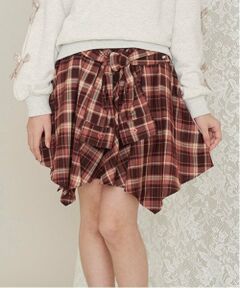 mezzo piano junior / メゾピアノジュニア ショート・ハーフ・半端丈パンツ | 結びシャツ風スカパン