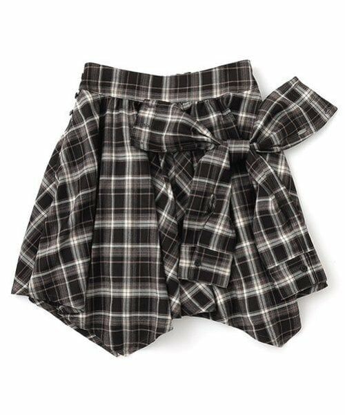 mezzo piano junior / メゾピアノジュニア ショート・ハーフ・半端丈パンツ | 結びシャツ風スカパン | 詳細10