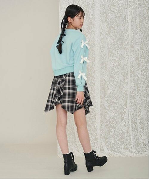 mezzo piano junior / メゾピアノジュニア ショート・ハーフ・半端丈パンツ | 結びシャツ風スカパン | 詳細4