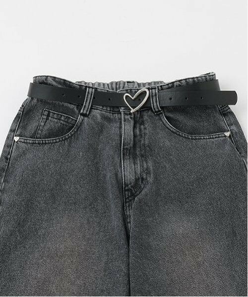 mezzo piano junior / メゾピアノジュニア その他パンツ | ウエスト細見えバレルレッグデニムパンツ | 詳細21