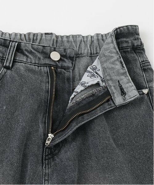 mezzo piano junior / メゾピアノジュニア その他パンツ | ウエスト細見えバレルレッグデニムパンツ | 詳細23