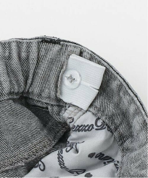 mezzo piano junior / メゾピアノジュニア その他パンツ | ウエスト細見えバレルレッグデニムパンツ | 詳細24