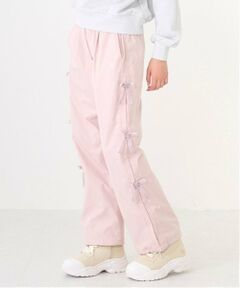 mezzo piano junior / メゾピアノジュニア その他パンツ | サイドリボン内側あったかパラシュートパンツ