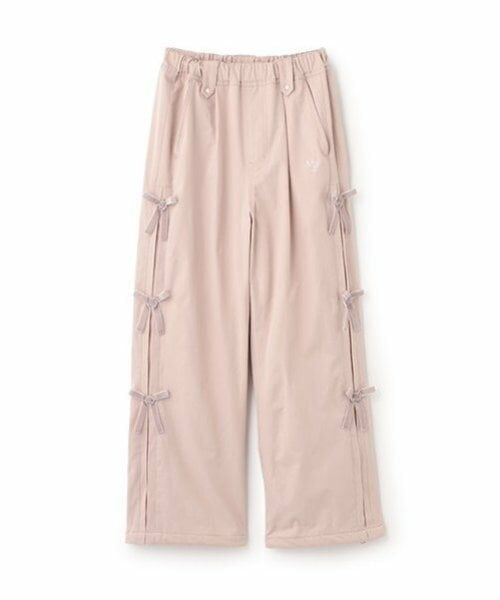 mezzo piano junior / メゾピアノジュニア その他パンツ | サイドリボン内側あったかパラシュートパンツ | 詳細10