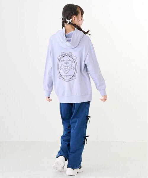 mezzo piano junior / メゾピアノジュニア その他パンツ | サイドリボン内側あったかパラシュートパンツ | 詳細7