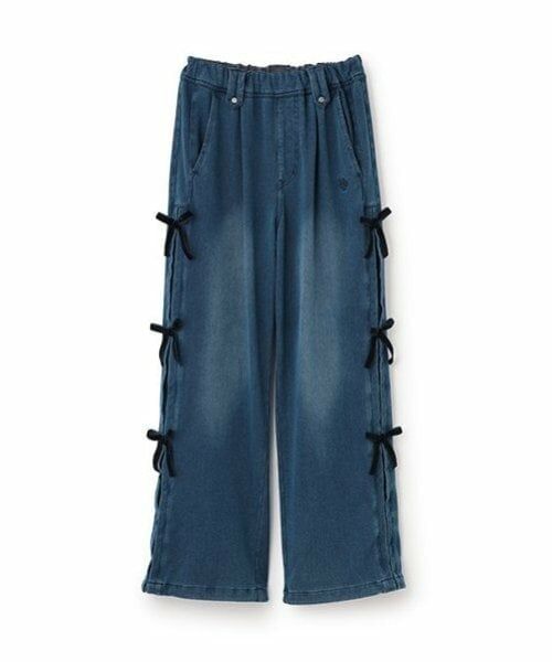 mezzo piano junior / メゾピアノジュニア その他パンツ | サイドリボン内側あったかパラシュートパンツ | 詳細9