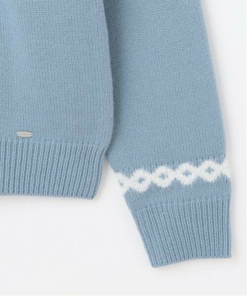 mezzo piano junior / メゾピアノジュニア ニット・セーター | ノルディックうさぎニット | 詳細4