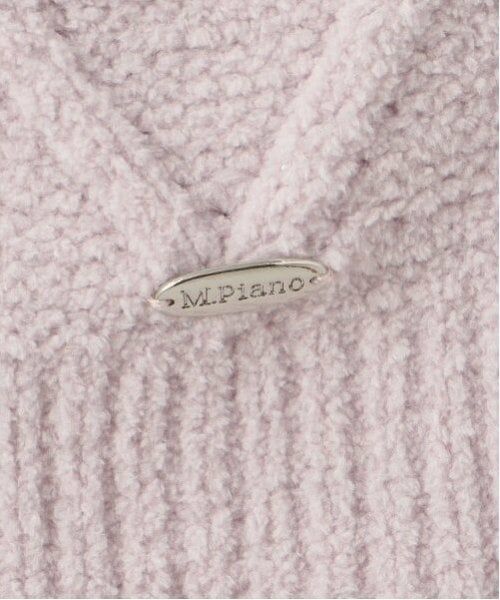 mezzo piano junior / メゾピアノジュニア ニット・セーター | 肩レースアップ　ラメ入りモールニット | 詳細5