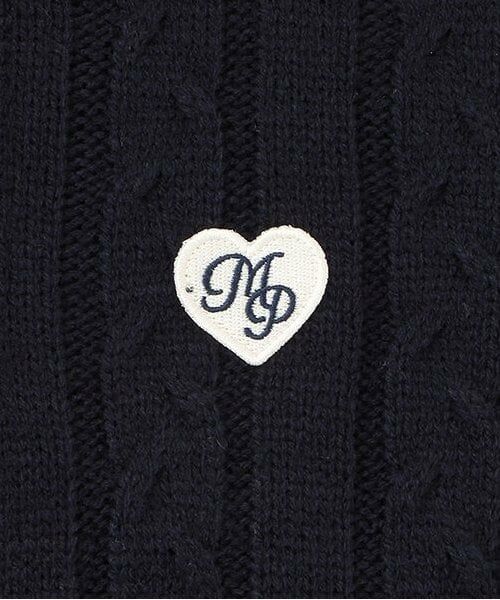 mezzo piano junior / メゾピアノジュニア ニット・セーター | ハーフジップセーラーニット | 詳細3