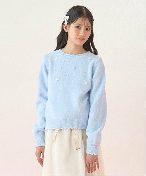 mezzo piano junior / メゾピアノジュニア ニット・セーター | キラキラニット | 詳細10