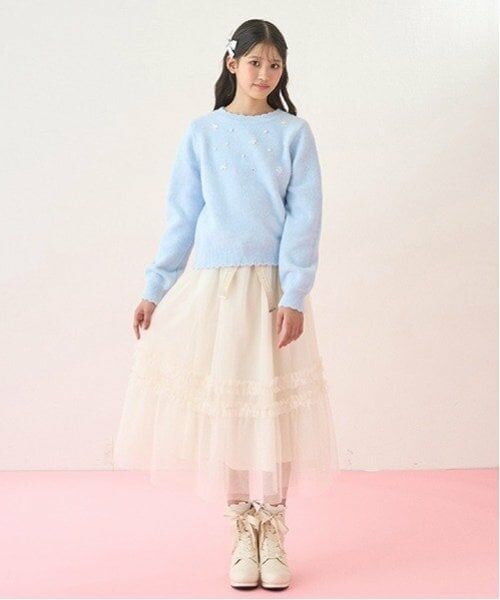 mezzo piano junior / メゾピアノジュニア ニット・セーター | キラキラニット | 詳細12