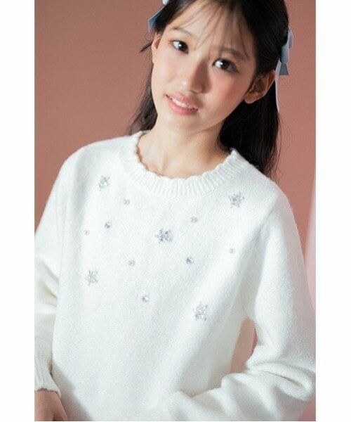 mezzo piano junior / メゾピアノジュニア ニット・セーター | キラキラニット | 詳細13