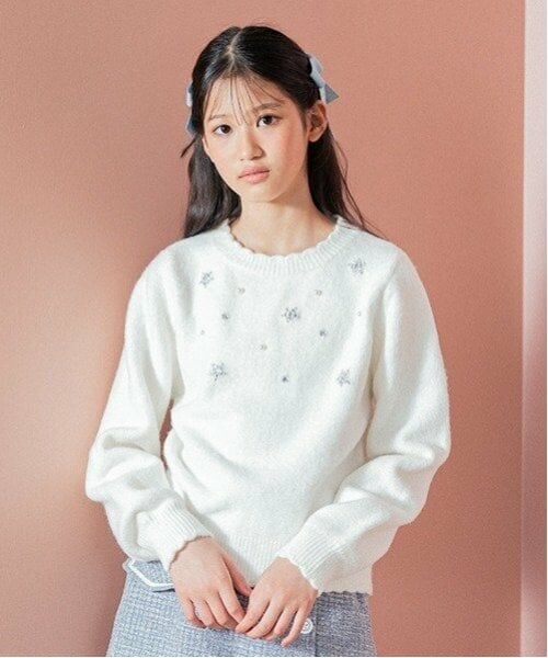 mezzo piano junior / メゾピアノジュニア ニット・セーター | キラキラニット | 詳細14