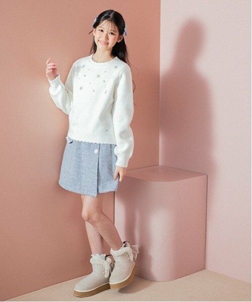 mezzo piano junior / メゾピアノジュニア ニット・セーター | キラキラニット | 詳細16