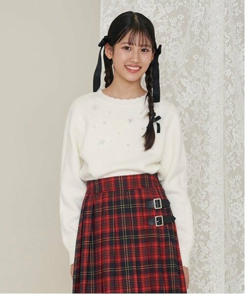 mezzo piano junior / メゾピアノジュニア ニット・セーター | キラキラニット | 詳細18