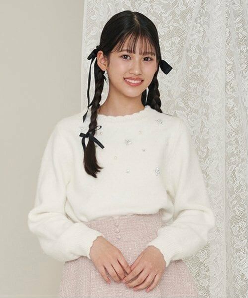 mezzo piano junior / メゾピアノジュニア ニット・セーター | キラキラニット | 詳細22