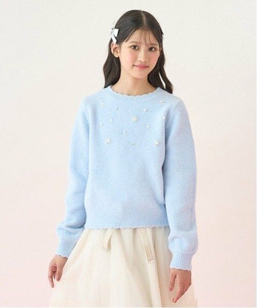 mezzo piano junior / メゾピアノジュニア ニット・セーター | キラキラニット | 詳細9