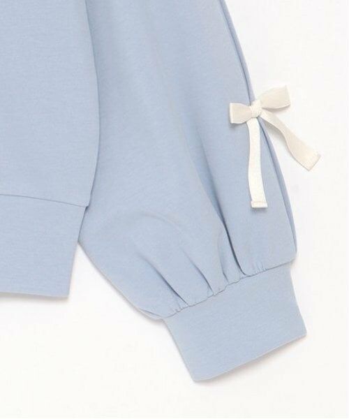 mezzo piano junior / メゾピアノジュニア Tシャツ | タックスリーブリボン長袖Tシャツ | 詳細7