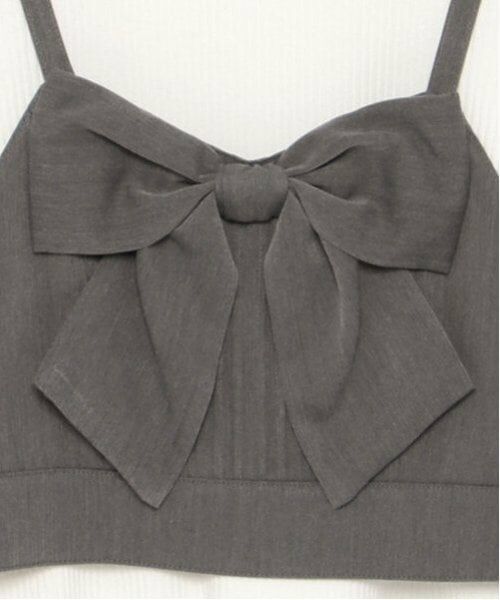 mezzo piano junior / メゾピアノジュニア Tシャツ | パフスリーブ長袖Tシャツ＆リボンビスチェセット | 詳細10