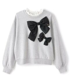 mezzo piano junior / メゾピアノジュニア スウェット | ビッグリボントレーナー