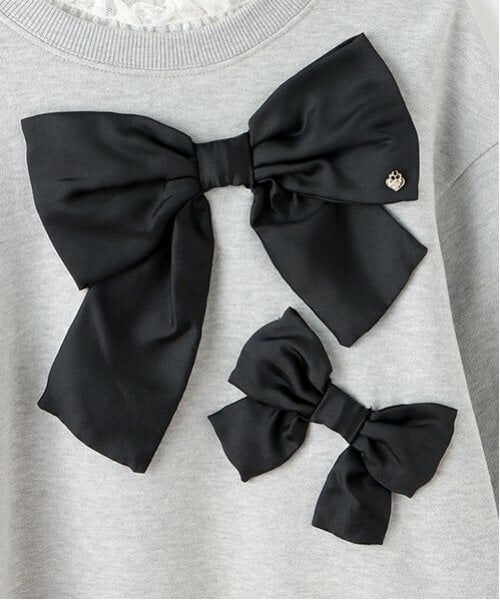 mezzo piano junior / メゾピアノジュニア スウェット | ビッグリボントレーナー | 詳細4