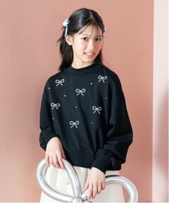 mezzo piano junior / メゾピアノジュニア スウェット | メニーパールリボントレーナー