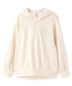 mezzo piano junior / メゾピアノジュニア パーカー | ハーフジップスフレタッチパーカ