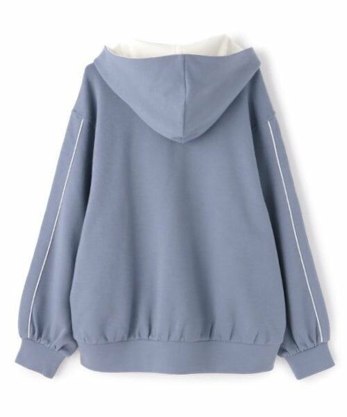 mezzo piano junior / メゾピアノジュニア パーカー | ハーフジップスフレタッチパーカ | 詳細1