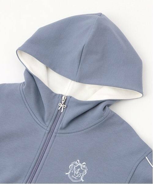 mezzo piano junior / メゾピアノジュニア パーカー | ハーフジップスフレタッチパーカ | 詳細2