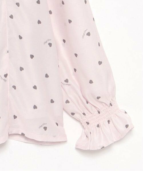 mezzo piano junior / メゾピアノジュニア シャツ・ブラウス | ボウタイ付きハート柄フリルブラウス | 詳細5