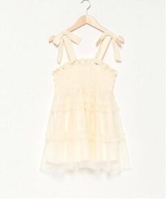 mezzo piano junior / メゾピアノジュニア その他トップス | ショルダーリボンふんわりチュールチュニック