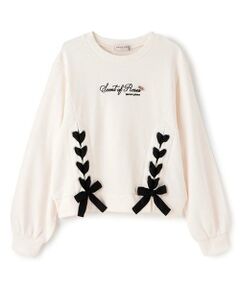 mezzo piano junior / メゾピアノジュニア スウェット | レースアップトレーナー