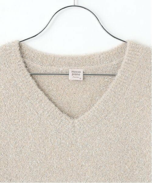 mezzo piano junior / メゾピアノジュニア Tシャツ | シャギーベスト＆セーラー長袖Tシャツセット | 詳細12